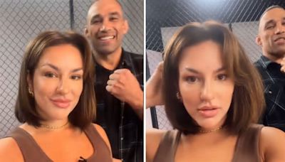 Kéfera fica chocada ao comparar pé com Fabricio Werdum: ‘Quanto você calça?’