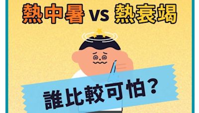 一分鐘看懂》熱中暑VS.熱衰竭 誰比較可怕？