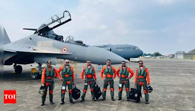 Korean F-15K vs Indian Su-30MKI: India, South Korea conduct joint air drill during 'Pitch Black' exercise - Times of India