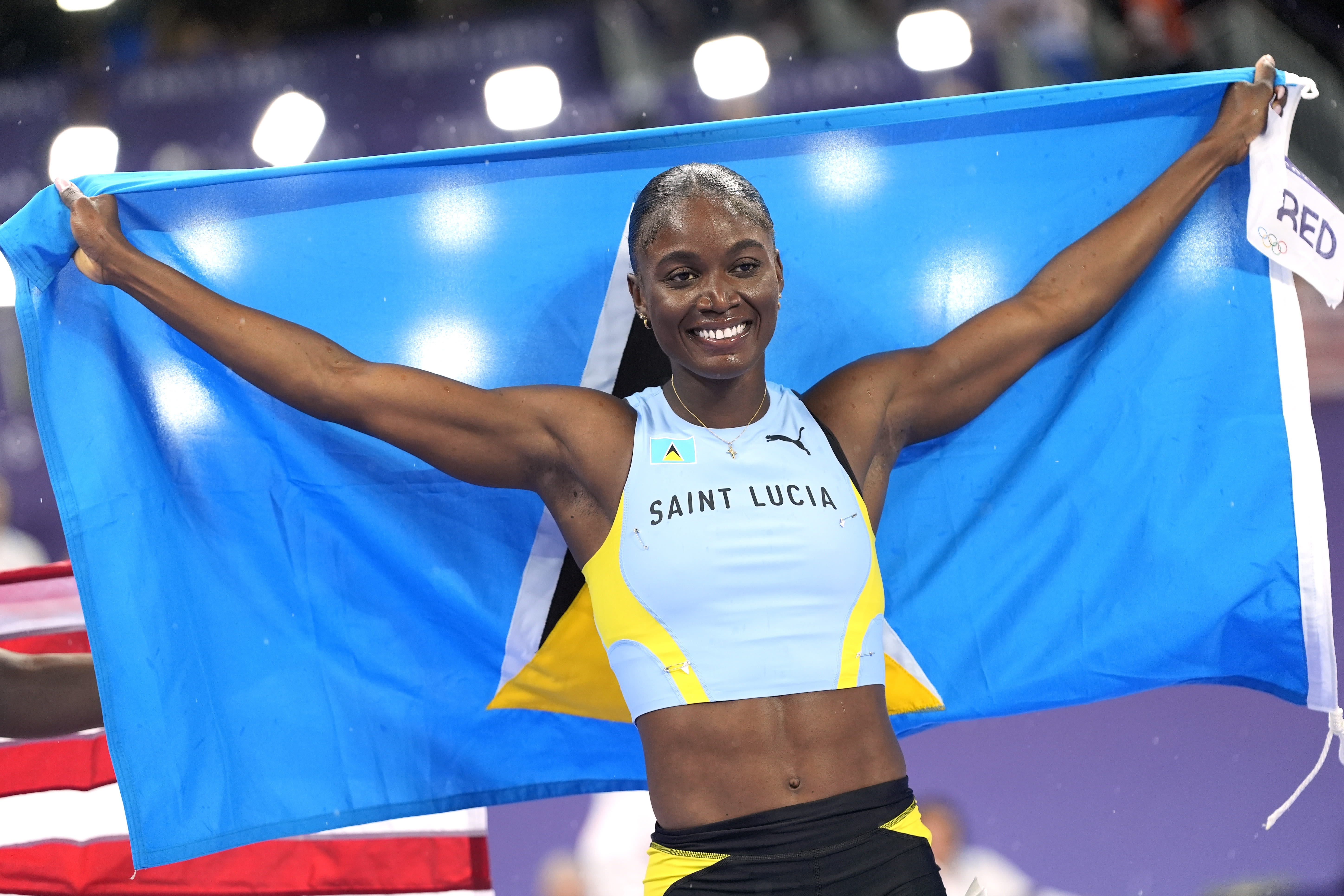 2024 Paris Olympics: Fans in St. Lucia erupt watching Julien Alfred win country’s first ever Olympic medal