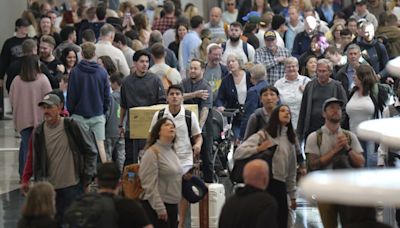 Travelers cope with crowds and high prices on the busiest day of Memorial Day weekend