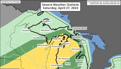 Northern Michigan in the meaningful severe weather forecast for weekend