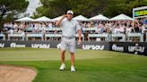 Bryson DeChambeau misses a putt, then gives away his dirty socks