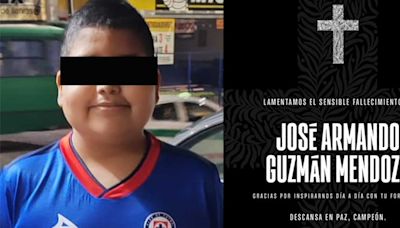 Falleció pequeño aficionado de Cruz Azul; dejó una lección de vida