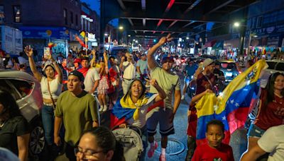 Centenares de venezolanos apoyan las protestas desde Nueva York