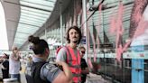 Anti-oil group throws paint, stages sit-in at Trudeau airport departures