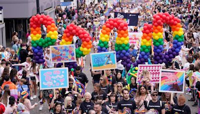 Thousands cheer on city's Pride parade