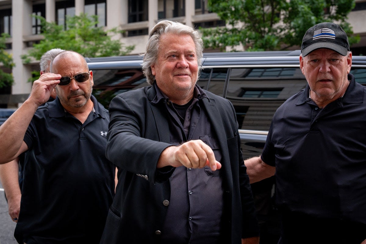 Trump aide Steve Bannon rages as he’s ordered to prison on July 1