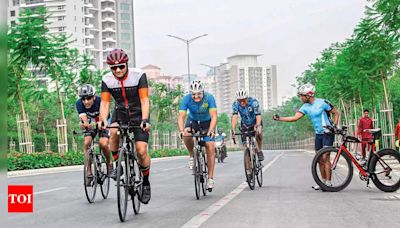 Braving the heat for the tri life - Times of India