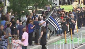 Loved ones pay respects at funeral for fallen CMPD Officer Joshua Eyer