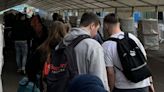 England football fan at Birmingham Airport says second journey in days was quicker for this reason