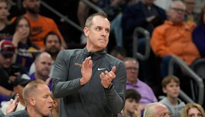 Suns owner Mat Ishbia says franchise is doing ‘excellent.’ He’s quiet on coach Frank Vogel’s future