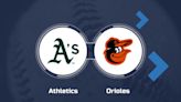 Athletics vs. Orioles Series Viewing Options - April 26-28