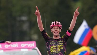 Así ha sido el último kilómetro de la etapa 17 del Giro de Italia