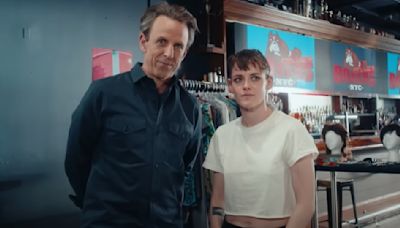 Seth Meyers Just Revealed His ‘Favorite Moment’ Day Drinking With Kristen Stewart And Why He Thought He ‘F---ing Blew It...