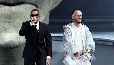 Will Smith rocks 'Men in Black' theme song during surprise Coachella appearance with J Balvin