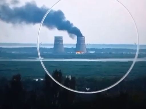 Russia 'sets fire to Europe's biggest nuclear plant' as fighting rages in Kursk