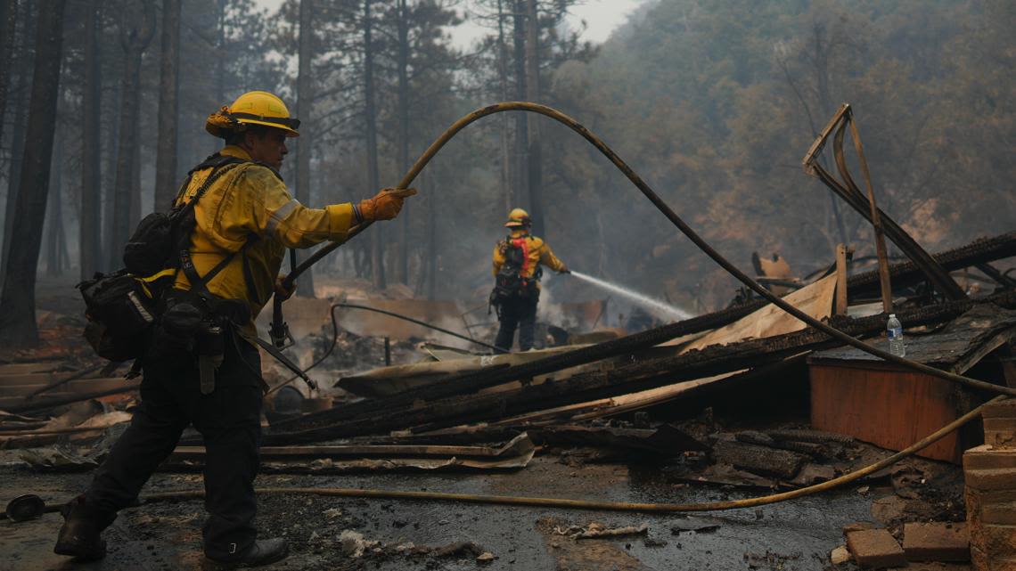 Firefighters hope cooler weather will aid their battle against 3 major Southern California fires