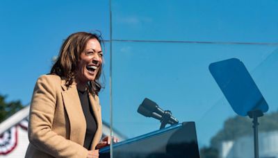 Can you be the change candidate and the sitting VP? Kamala Harris is trying