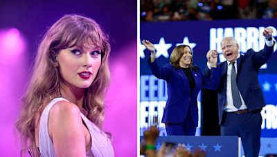 Taylor Swift Endorses Kamala Harris and Tim Walz