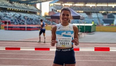 Martina Escudero, la atleta de Cipolletti, consiguió una marca histórica en Bélgica - Diario Río Negro