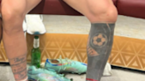 Why Lionel Messi was wearing a red ribbon around his ankle during the World Cup final