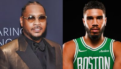 Jayson Tatum Makes A Shocking Claim On Whether He Can Beat Prime Carmelo Anthony In 1-On-1 Matchup