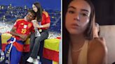 Yamal, destaque da Euro, dá unfollow na namorada após viralizar vídeo em que ela parece estar sentada no colo de outro, diz site