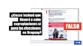 La candidata Cosse no propuso expropiar a los uruguayos; sus palabras fueron tergiversadas