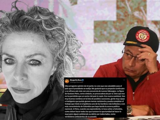 Margarita Rosa de Francisco criticó posible reelección de Gustavo Petro: “Le toca soltar a Colombia”