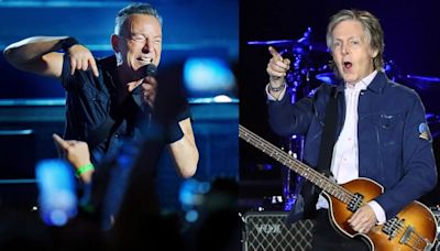 Paul McCartney se burló de Bruce Springsteen: “Nunca ha trabajado un día en su vida”