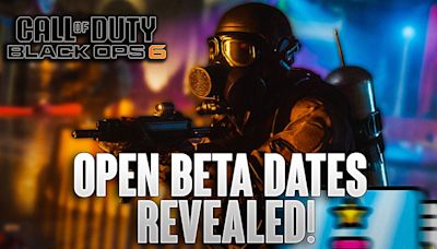 Call Of Duty: Black Ops 6 Open Beta Dates Revealed