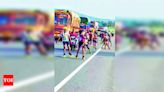 Skating coach arrested for training kids on busy NH road | Coimbatore News - Times of India