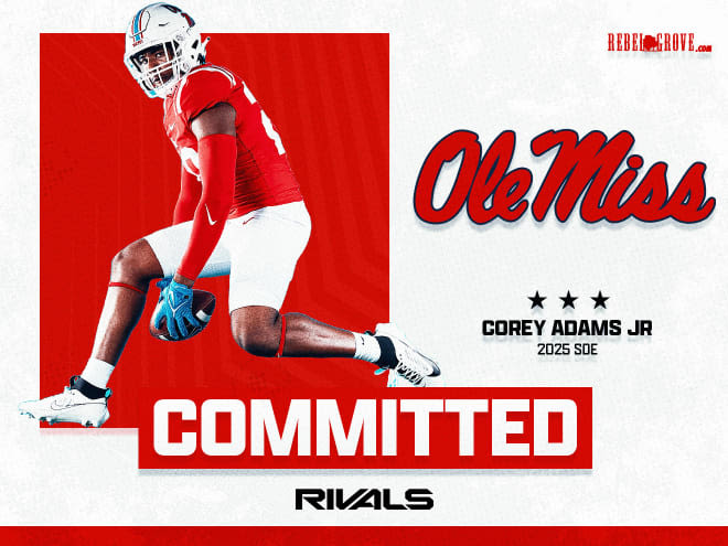 Three-star DE Corey Adams Jr. commits to Ole Miss