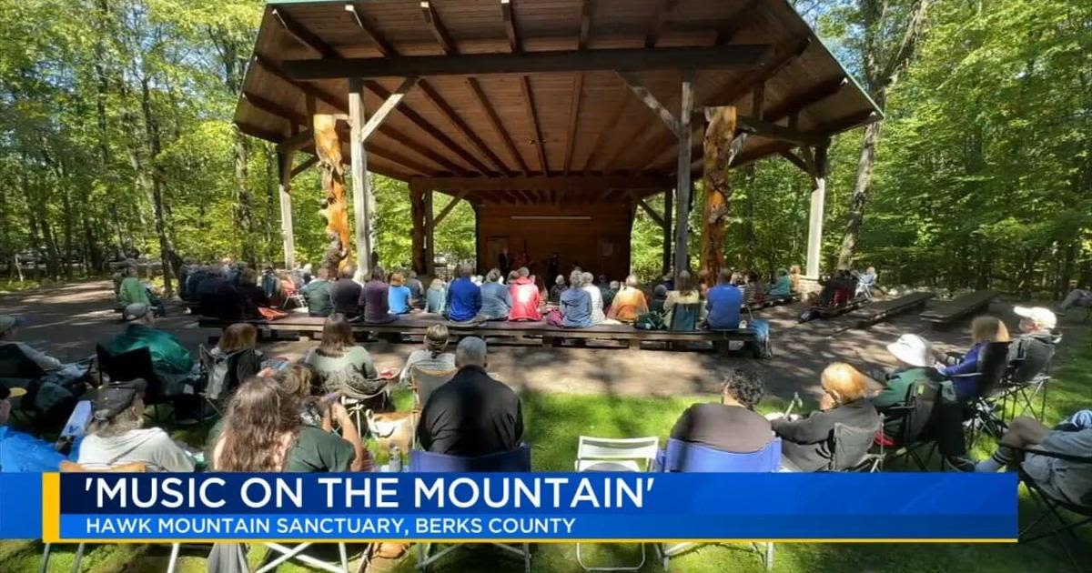 Music fills the air at Hawk Mountain