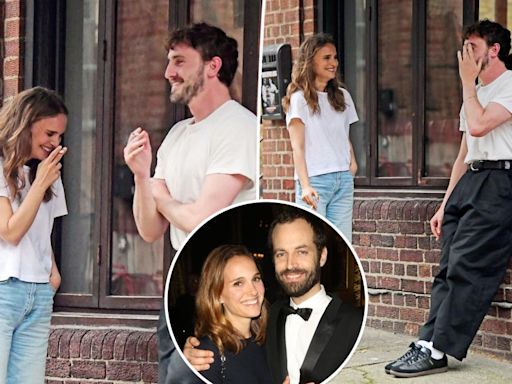 Natalie Portman, 42, can’t stop smiling with Paul Mescal, 28, in London after Benjamin Millepied divorce