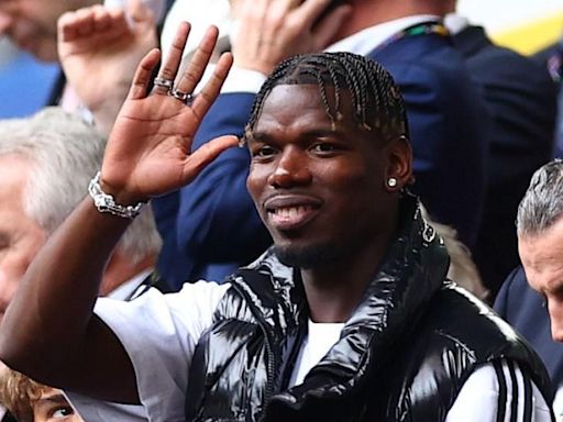 Paul Pogba watches France vs Belgium at Euro 2024 as he serves ban from football