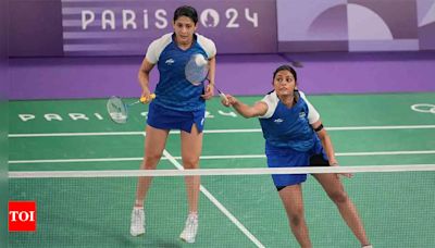Paris Olympics: Ashwini Ponnappa-Tanisha Crasto stare at early exit after losing second consecutive match | Paris Olympics 2024 News - Times of India