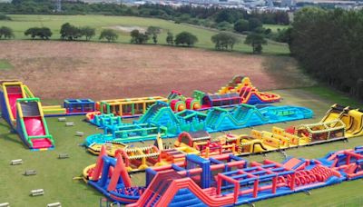 World's biggest inflatable assault course is coming to Somerset