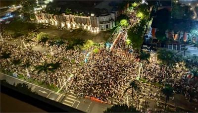 萬人立法院外聲援台灣民主、反國會黑箱 賴清德深夜發聲！