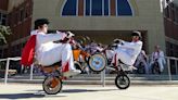 Fort Worth’s ‘Wheelie-ing Elvi’ riders — an homage to Elvis, Evel Knievel — call it quits