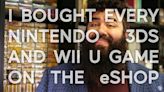 YouTuber Buys Every Single Video Game On The Wii U and 3DS eShops Before They Close
