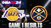 Lakers vs. Nuggets Game 1 Results Simulated With 2K24