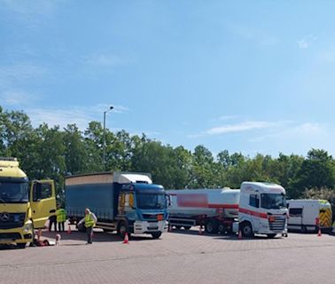 Nearly 90 vehicles stopped in crackdown on dangerous goods transport