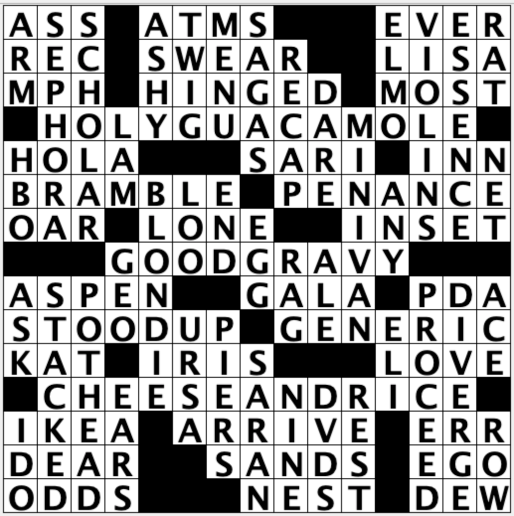 Off the Grid: Sally breaks down USA TODAY's daily crossword puzzle, Biting Remarks