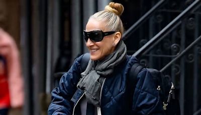Sarah Jessica Parker’s Off-Duty Look Includes Ripped Sweatpants and Clogs