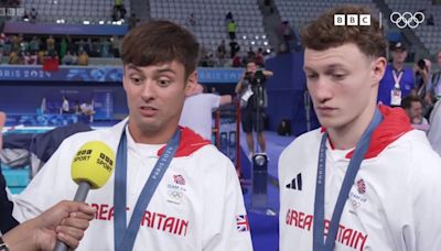 Adorable moment Tom Daley's 15-month-old son interrupts his live BBC interview