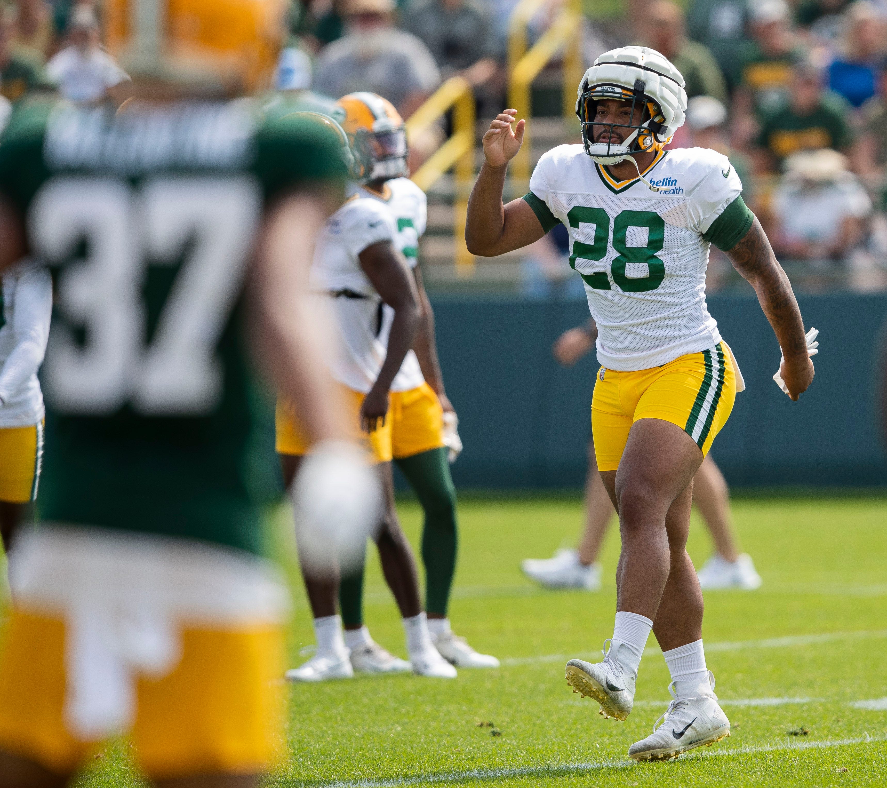 Packers coach Matt LaFleur says 'this is the best I've seen' running back AJ Dillon