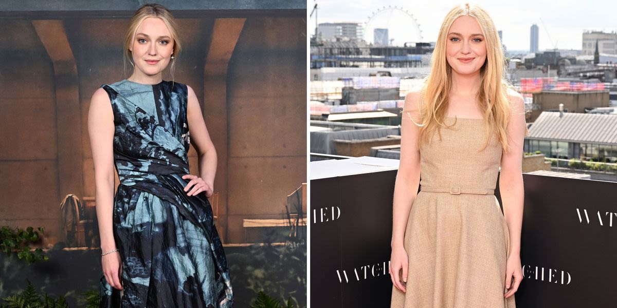 Dakota Fanning Continues Her Floral Streak in Two Totally Different Looks