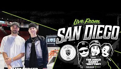 ...UNLEASHED Podcast Welcomes Skateboarders Matt Berger and Filipe Mota on Special Live Episode at Street League Skateboarding Event